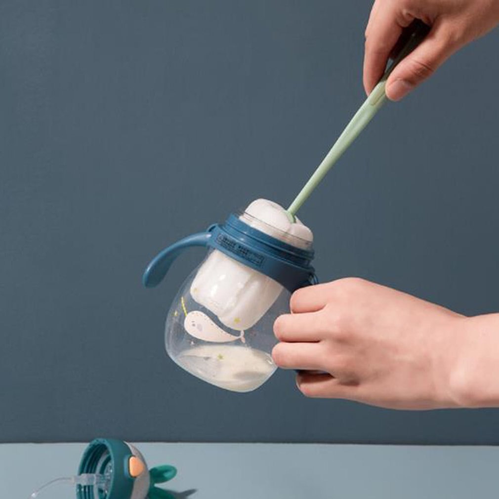 Scrubber per tazza detergente per vetri bottiglie lavello per spazzole accessori da cucina 2 in 1 tazza per bevande vino ventosa spazzola per pulizia gadget