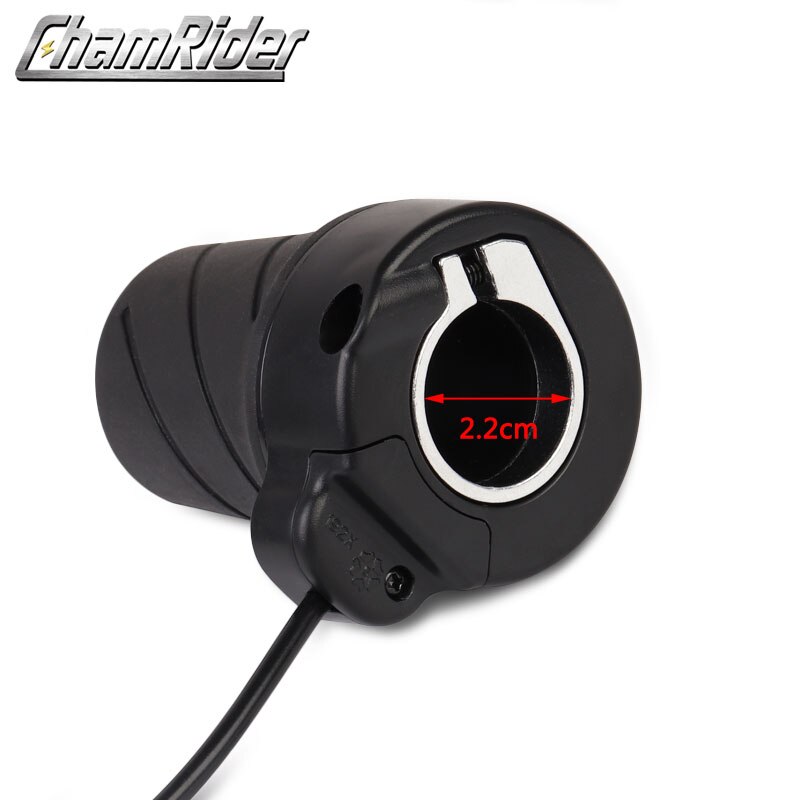 Half Twist Throttle for 24V / 36V 48V / 60V / 72V E-bike Wuxing Brand 192X with Waterproof connecotr