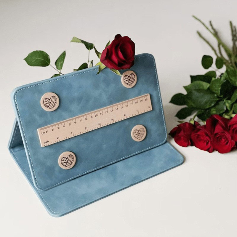 Crochet Knitting Pattern Holder Portable Magnetic Knitting Chart Keeper Needle Art Pattern Chart Holder For Knitting