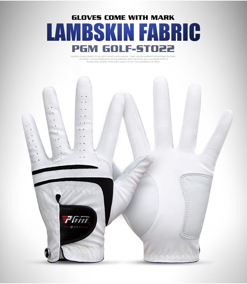 Pgm golfhandskar i ett stycke fårskinnshandskar för män, halksäkra och luftgenomsläppliga golfprodukter  st022
