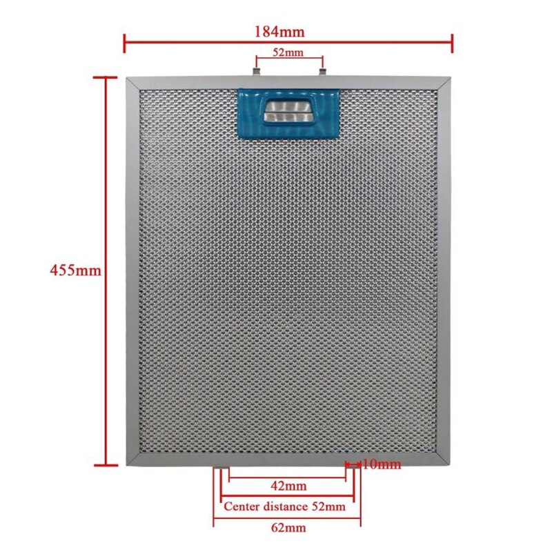 374X269 220X320 325X190 184X455 range hood filter Exhaust hood metal dust filter Cooker Hood Mesh Filter Metal Grease Filter