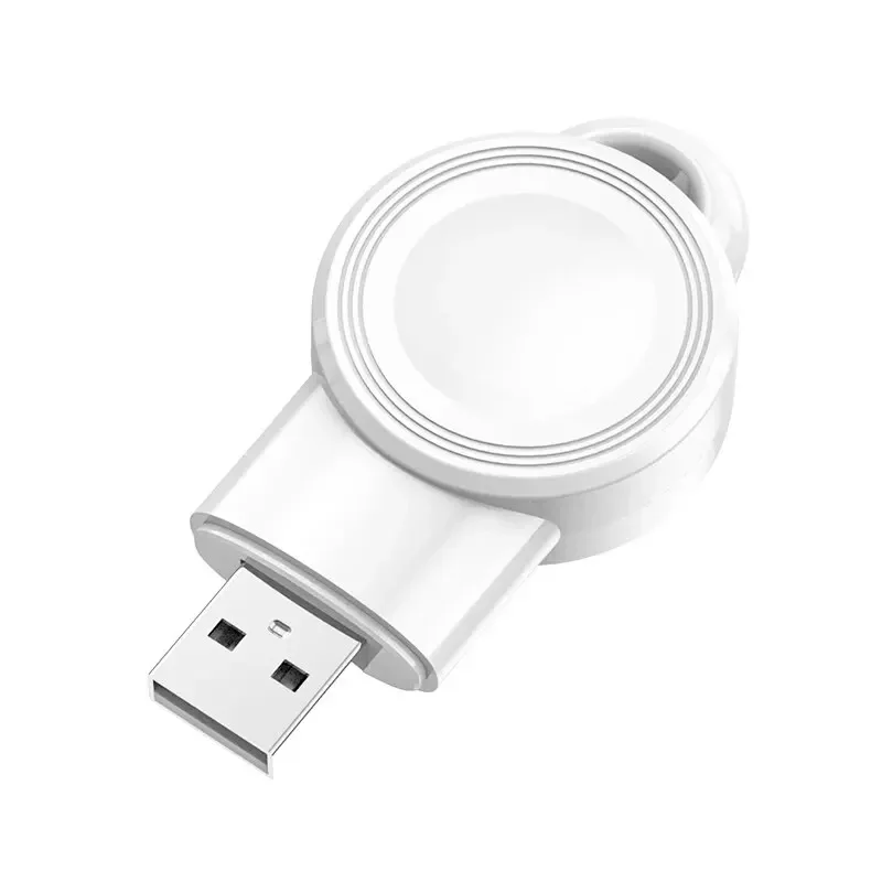 Snelle magnetische horloge draadloze oplader voor Apple Watch 9 8 7 6 5 4 3 SE Ultra 2 IWatch Dock Adapter Draagbaar USB-laadstation: Rood