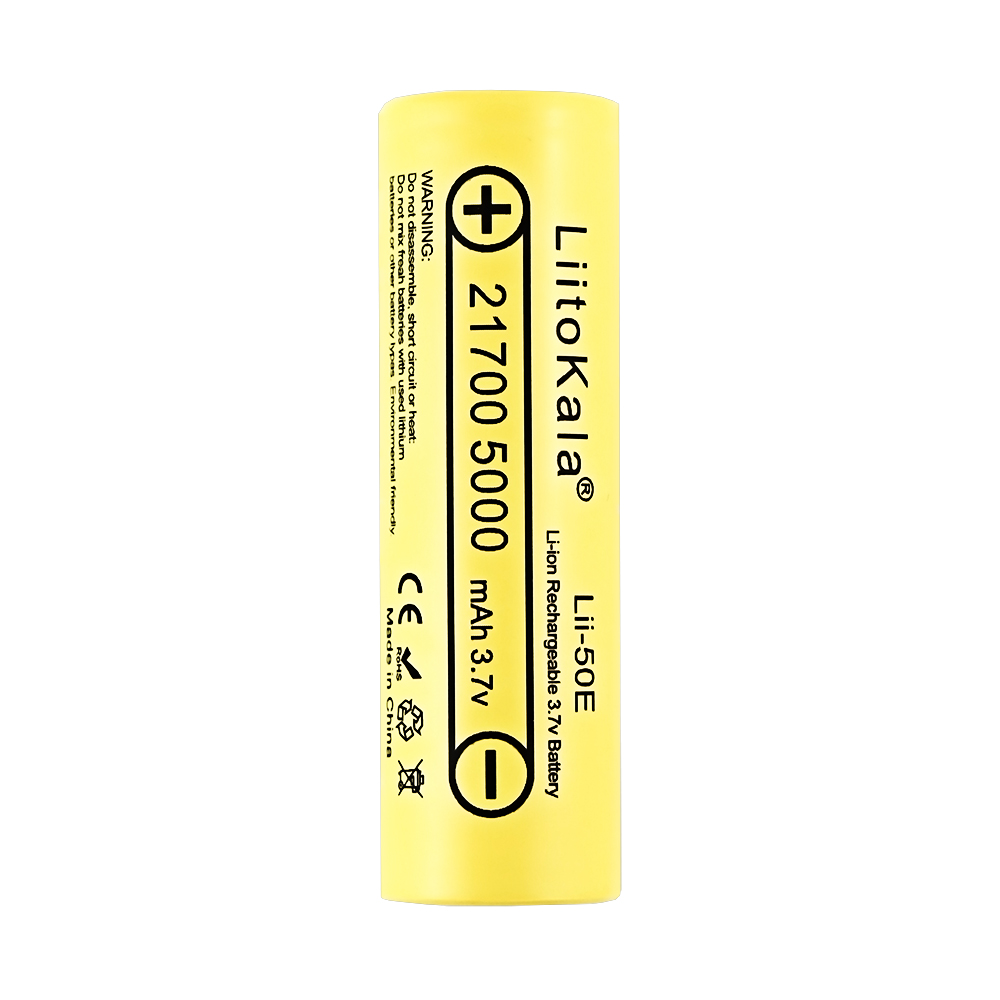 LiitoKala 21700 4800 5000mA Li-ion Battery 3.7V Discharger 35A Power battery High discharge battery E-tools battery