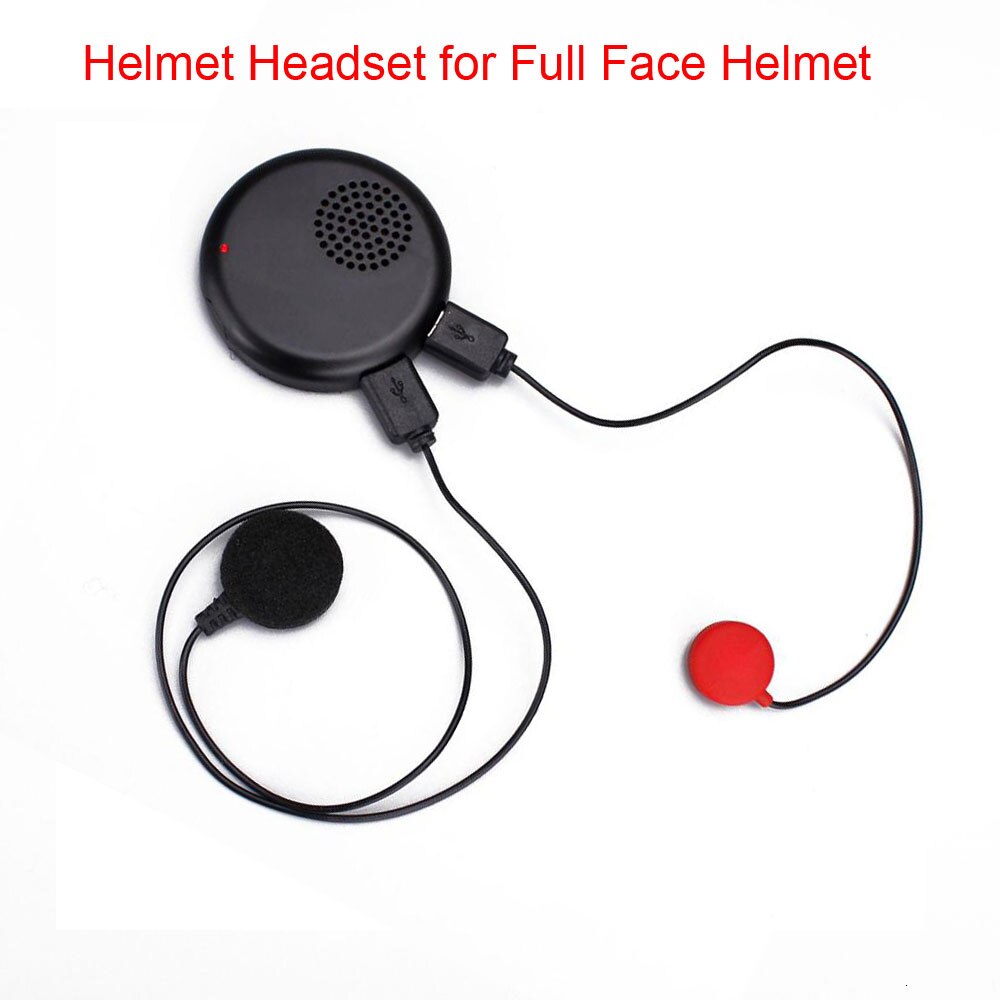 Motorhelm Headset Motorrijder Bluetooth Handsfree Moto Headsets Draadloze Muziek Hoofdtelefoon voor Integraalhelm