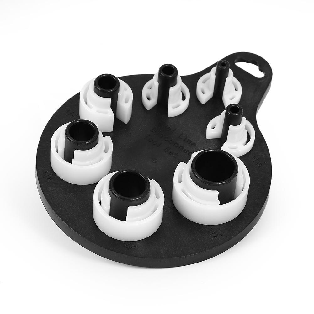 Air-Conditioning Pipe Repair Tools Car A/C Air Conditioning Duct Removal Fuel Line Disconnect Tools Refrigerant Tubing Tool Kit: White