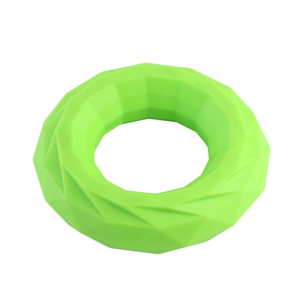 Fitness Hand Strengthener Silicone Expander Grip Device O-Shaped Silicone Grip Ring Finger Hands Fitness Exercise Equipment: green