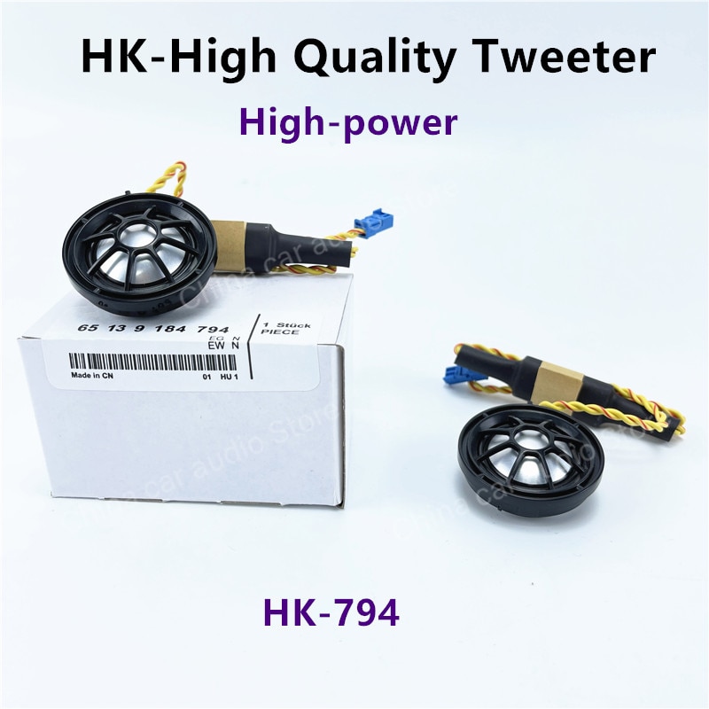 Altavoz de alta frecuencia HK para coche, bocina para BMW F20, F21, E87, E88, E63, E64, 5GT, F07, F01, F03, M7, X1, E84, X3, E83, serie 1, 5, 7