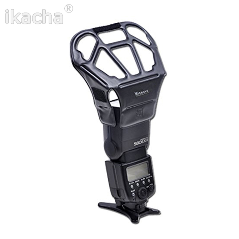 Universele Speedlight Flash Diffuser/Softbox Honingraat Grid &amp; Tri-Kleur Reflector