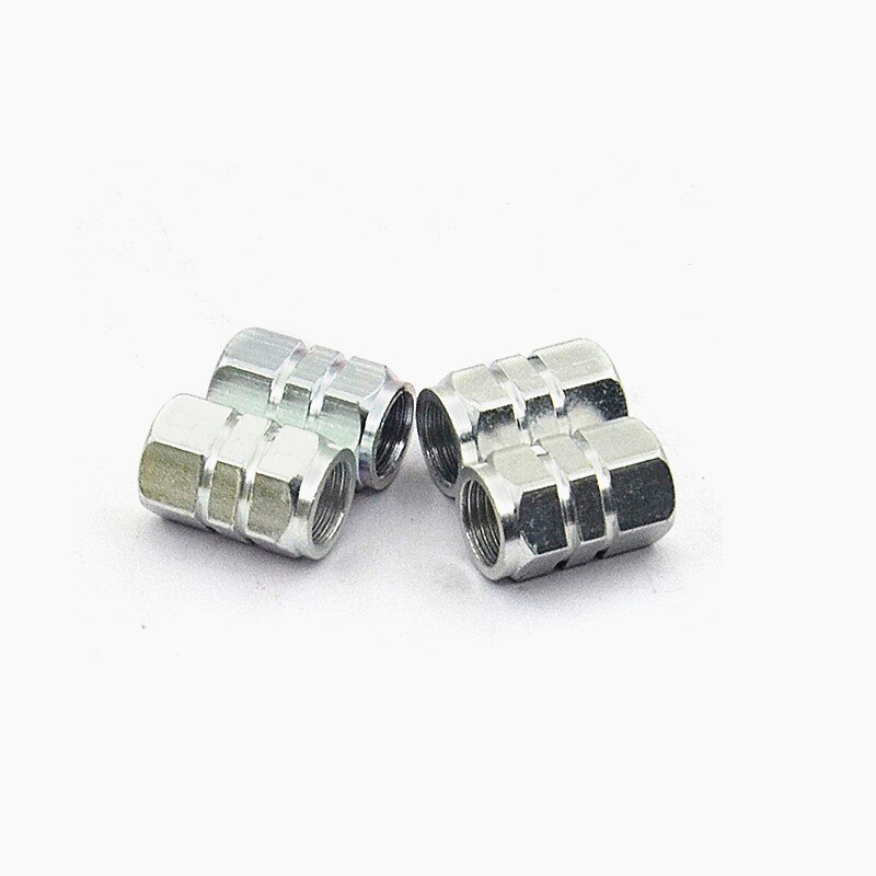 4Stck Auto Reifen Ventil Stengel Kappen Bolzen-in Aluminium Diebstahl nachweisen Ventil Kappen Auto Rad Reifen Ventile Reifen Stengel Luft Kappen Auto Zubehör