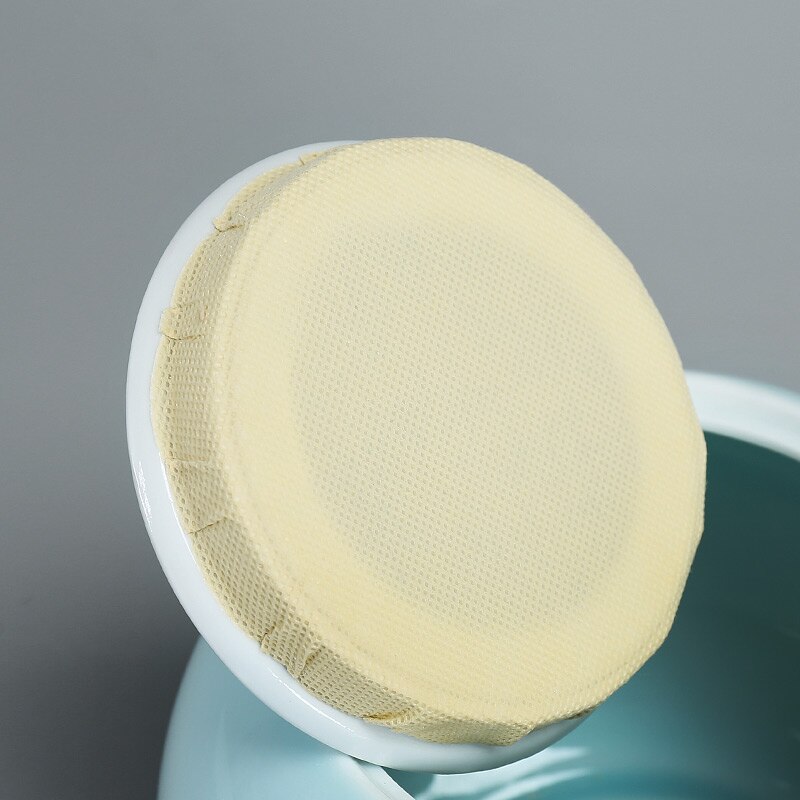 Hand bemalt keramik Haustier urne größe versiegelt Krug celadon glas