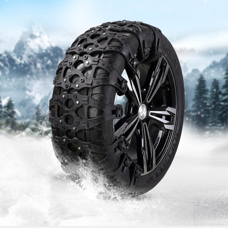 Auto Band Sneeuwkettingen Outdoor Rijden Veiligheid Kettingen Regenachtige Sonw Dagen Modder Road Voertuig Anti-Slip Keten Levert
