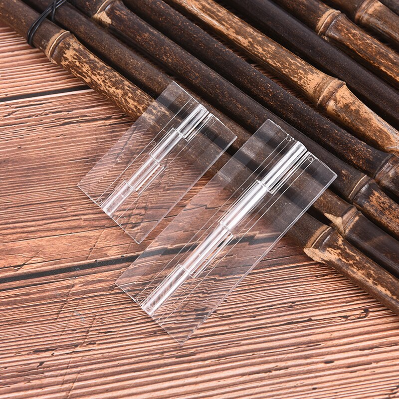 1pcs Acrylic Folding Hinges Transparent Plexiglass Hinge Durable Clear 8 Sizes