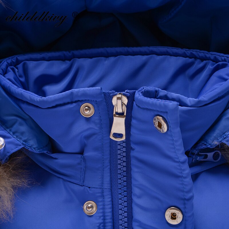 Combinaison d'hiver pour enfants vers le bas épaissir bébé garçon Ski costume enfant en bas âge fille Snowsuit enfants parka enfant manteau pour bébé