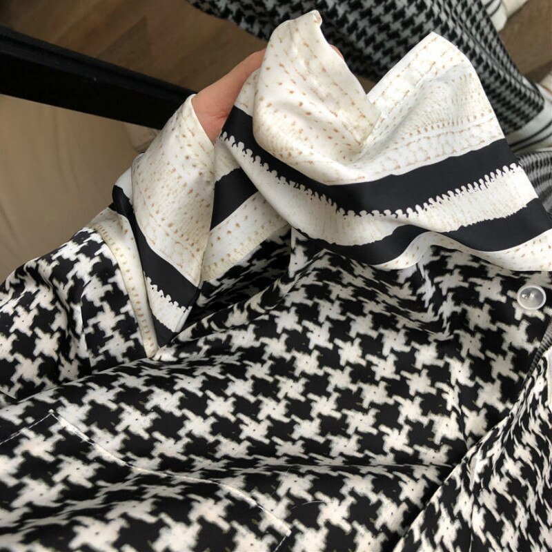 Conjuntos de pijama de 2 piezas para mujer, ropa de dormir de manga larga con cuello vuelto, parte superior con una botonadura, pantalones sencillos de , informales y suaves de otoño