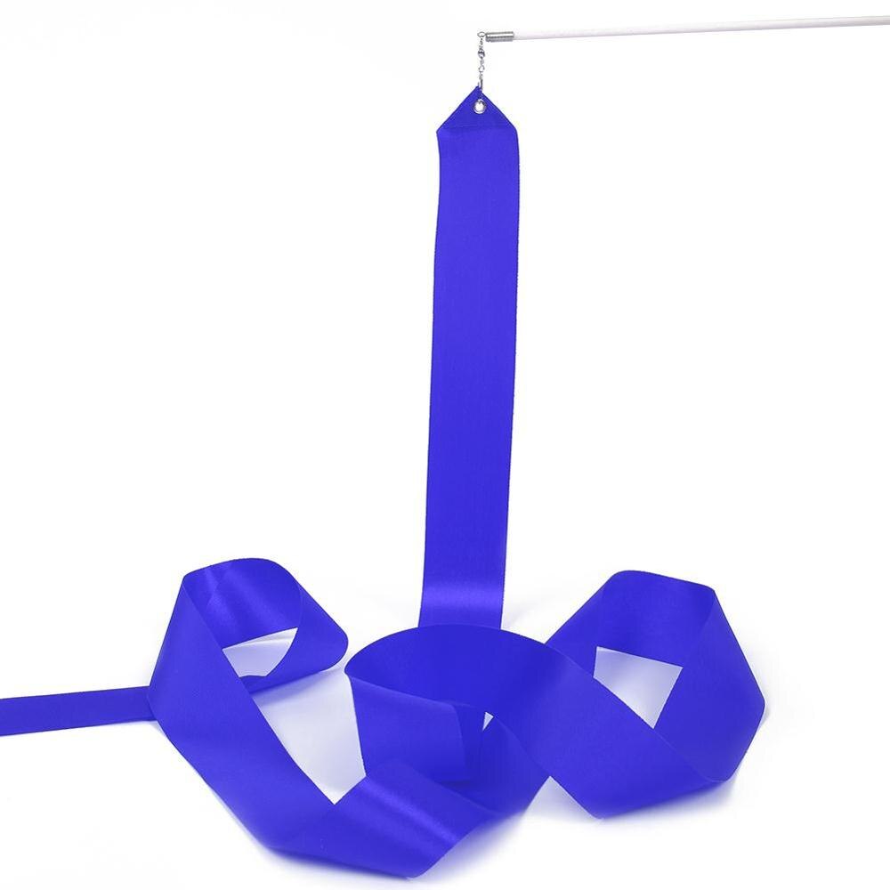 relefree Newly Dance Ribbon Ballet Twirling Stick 4m Rhythmic Art Gym Dance Gymnastic Ribbon Streamer Training Equipment