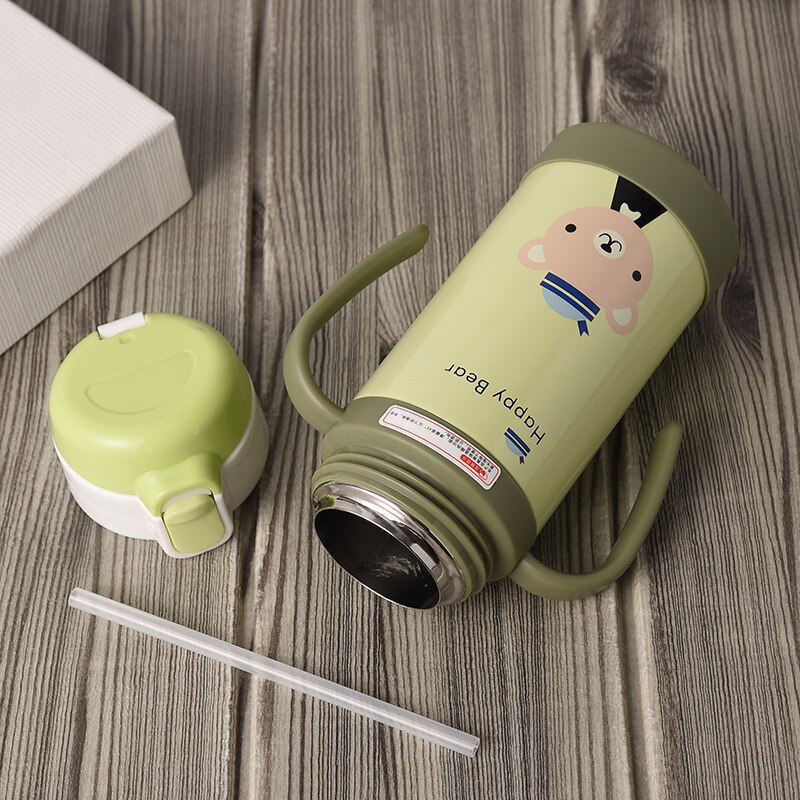 Thermos à lait en acier inoxydable, tasse d&#39;alimentation pour bébé, Thermos à lait pour enfants, bouteille d&#39;eau chaude isolée, tasse thermique qui fuit