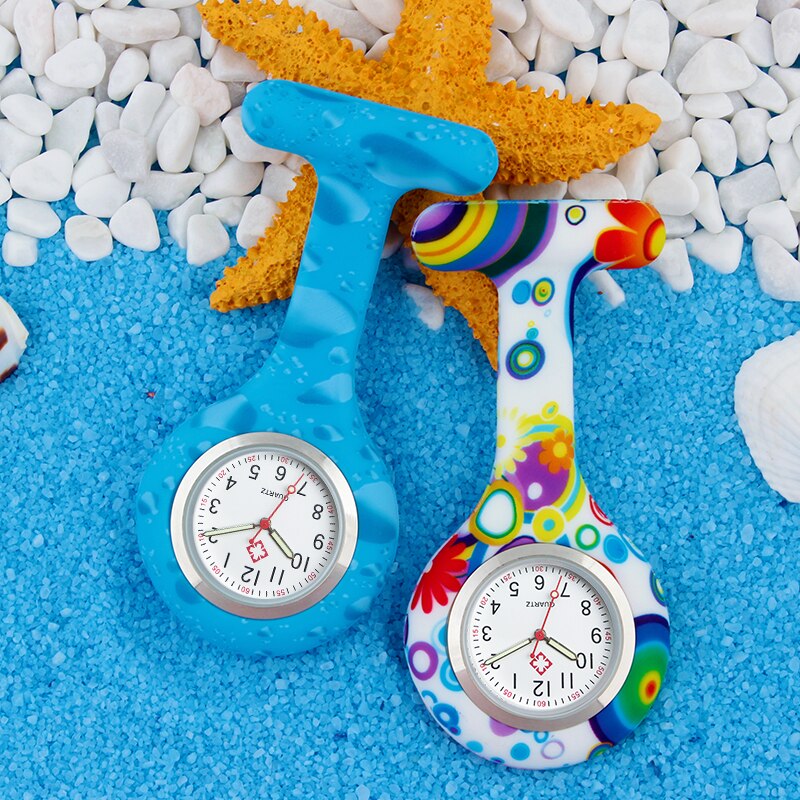Farbe silikon uhr nurse fob taschenuhr krankenhaus pflege uhren quarz brosche krankenhaus uhr ALK VISION