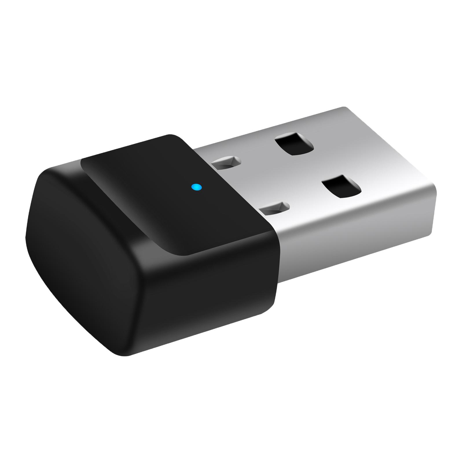 Bluetooth Adapter Plug and Play High Speed BT 5.0 Dongle USB Transmitter Receiver for Computer Windows Headset TV PC Keyboard