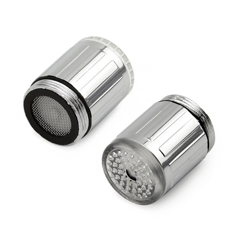 7 kleuren LED Water Kraan Licht Veranderende Glow Douchekop Keuken Tap Beluchters