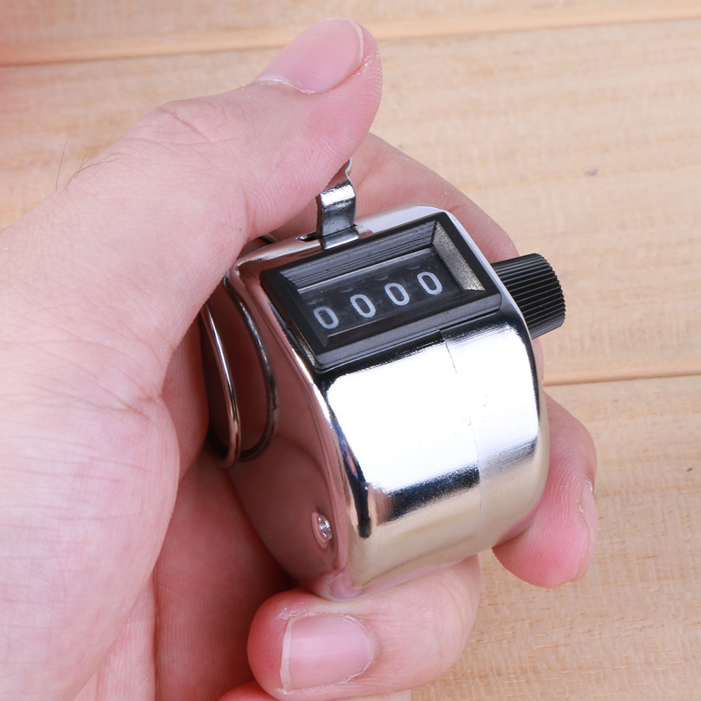 10/5/1 stücke Mini-Hand zähl zähler Anzeige manuelle Zählung Tally Timer 4-stellige Anzahl Zähler Fußball Golf Zähler max. 9999