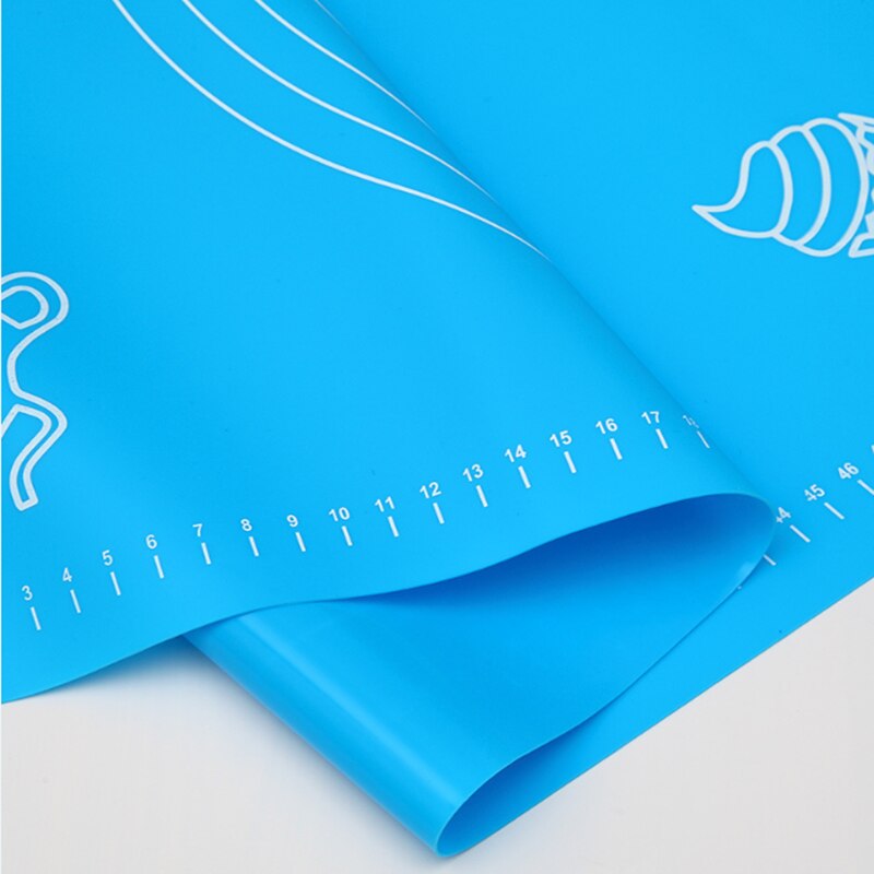Oversized Siliconen Non-stick Kneden Deeg Maken Gebak Antislip Mat Met Schaal Siliconen Snijplank Keuken Tool