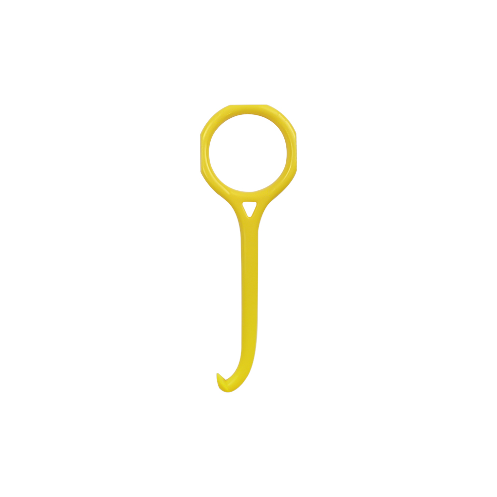 Outil de retrait d'alignement orthodontique, extracteur de bretelles, jolis bretelles invisibles amovibles, soins bucco-dentaires transparents, crochet en plastique, 50 pièces: YELLOW