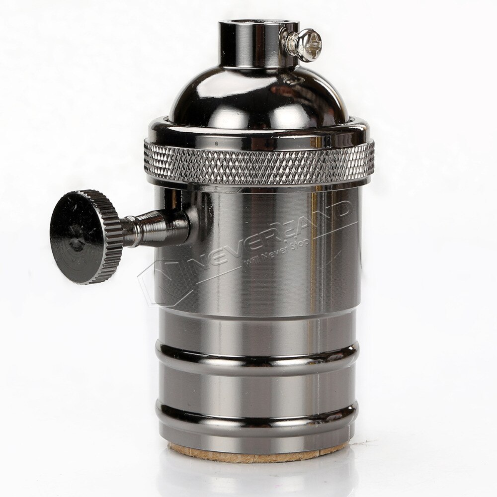 Vintage E27 Lamphouder Loft Industriële Stijl Messing E27 Socket Edison Lamphouder Base Voor Hanger Plafondlamp