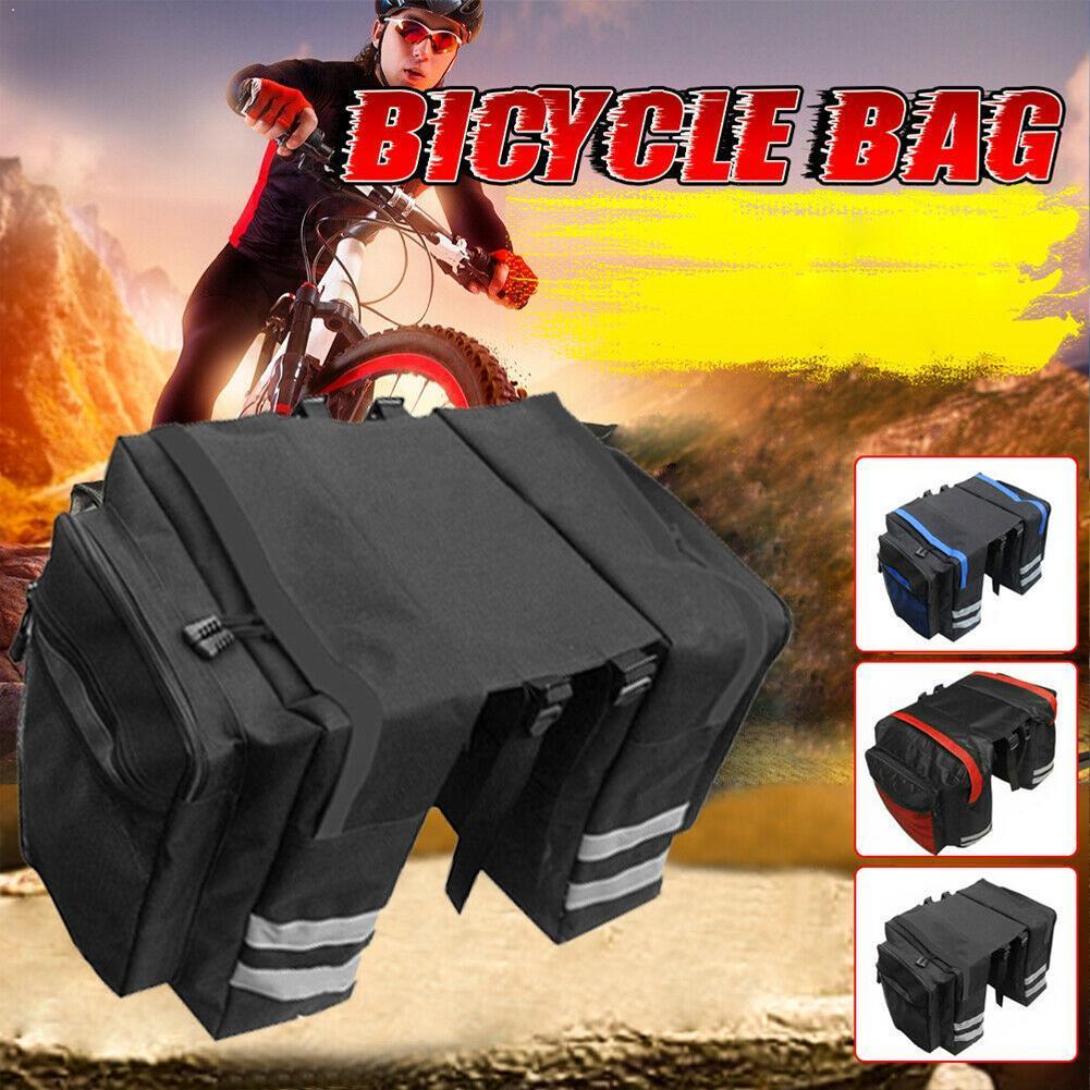 Terrengsykkel sykkel koffertposer sykling dobbel sete stativ fôrbagasje baksidebærer halepakke  w7 z 3