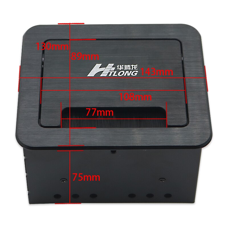 Wire Cable Grommet cable Management Box Power USB Hub Storage Box Hole Cover Wire Outlet Port Zinc Alloy