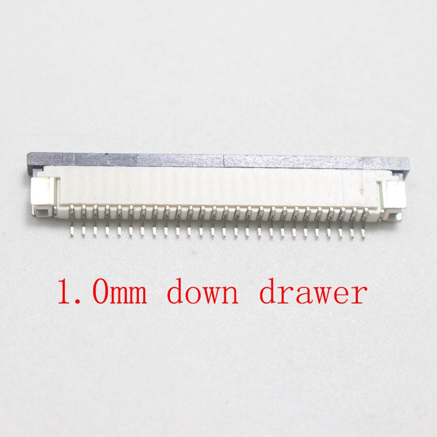 5pcs 0.5MM / 1.0mm 26P Clamshell Drawer Up Down FPC Connector socket for 26Pin Type A B FFC Cable