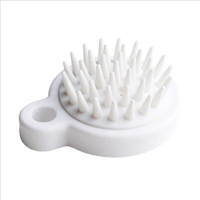Brosse à cheveux en Silicone pour shampoing, Spa, tête de corps, Massage du cuir chevelu, douche, peigne de lavage, nettoyant pour le corps, nouveauté: white new