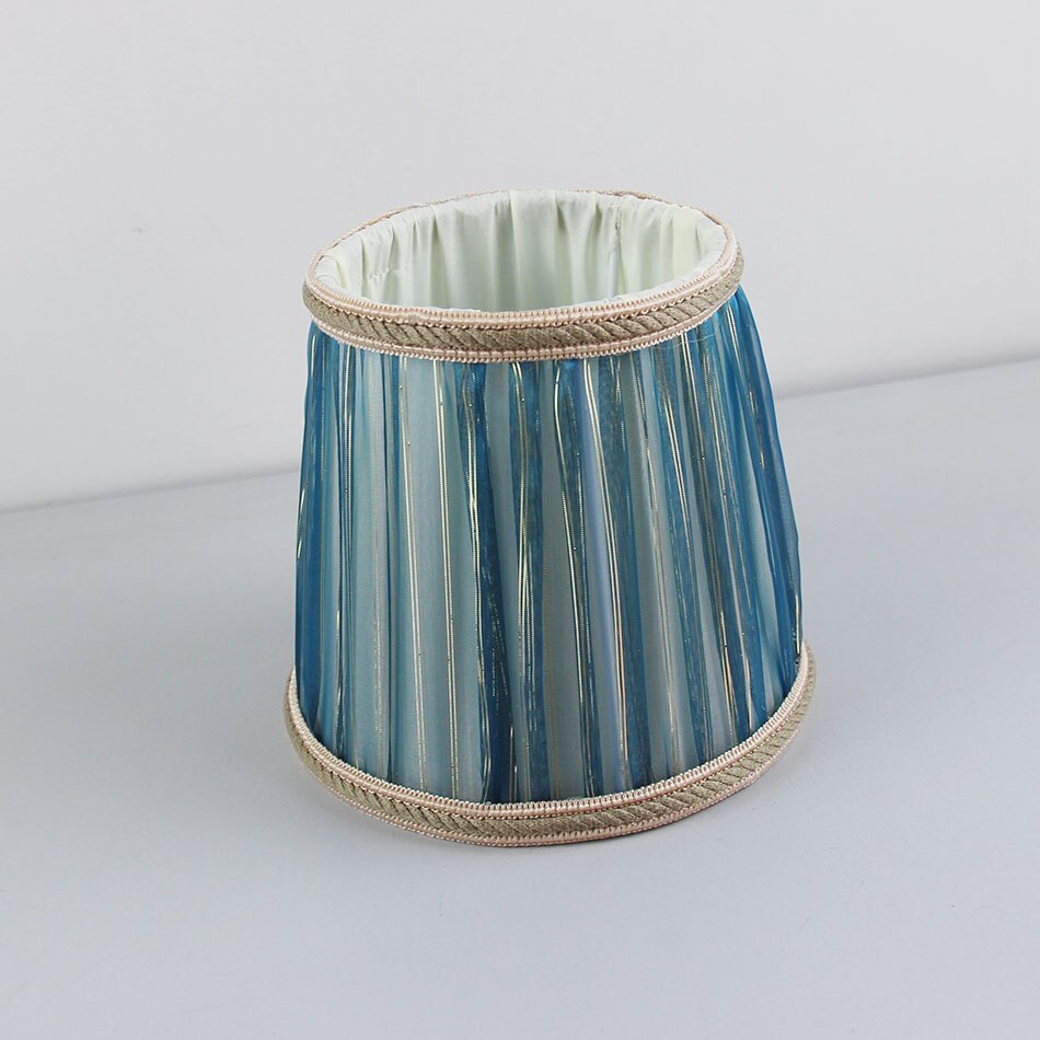 DIA 15.5cm/6.1inch Blue color Lace Lampshades for lamp, E14