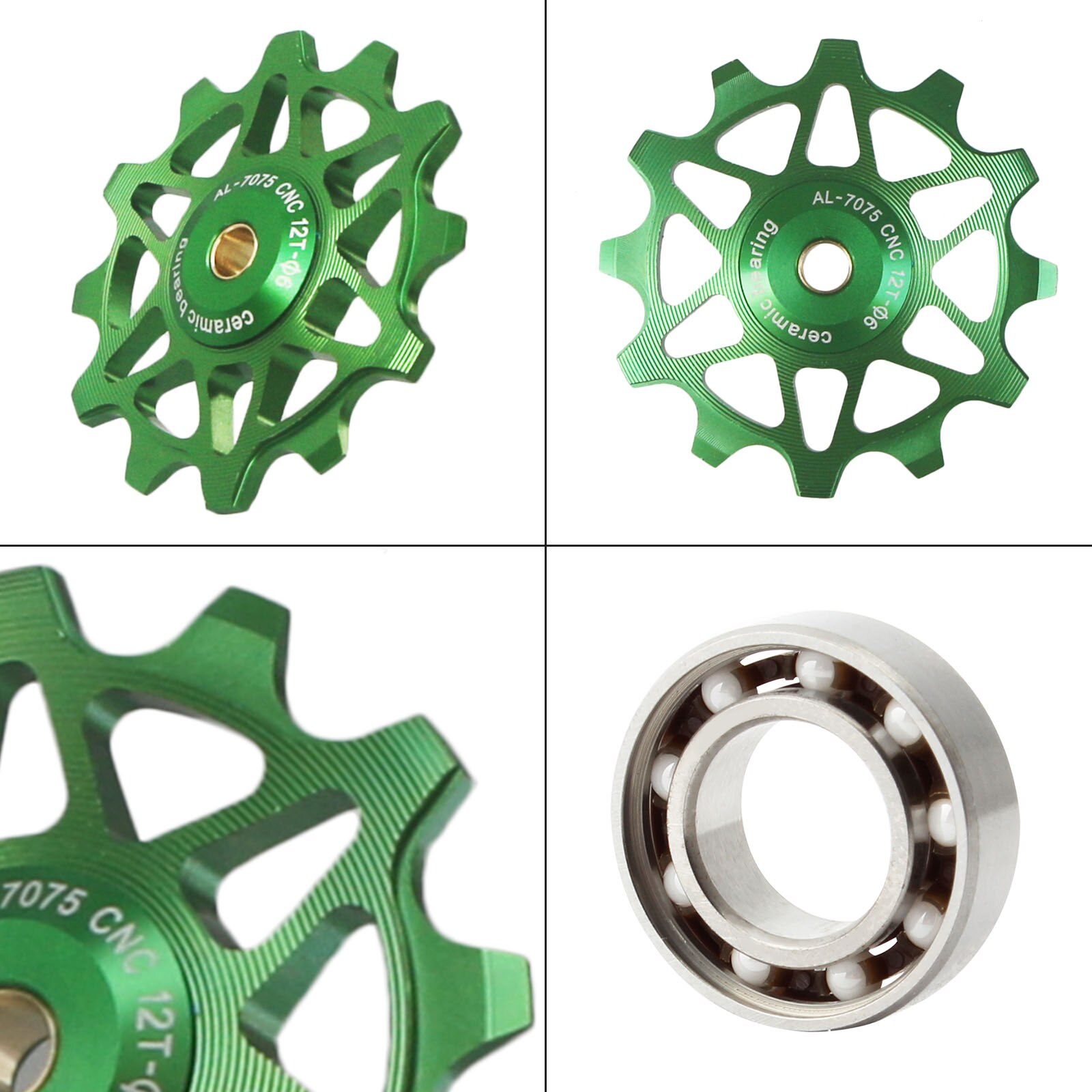 12T 14T 16T 18T Rennrad Keramik Rolle 11v 12v Schaltwerk Jockey Räder für Shimano Sram GX XX1 Adler X-synchronisieren Keramik Geschwindigkeit MTB führen