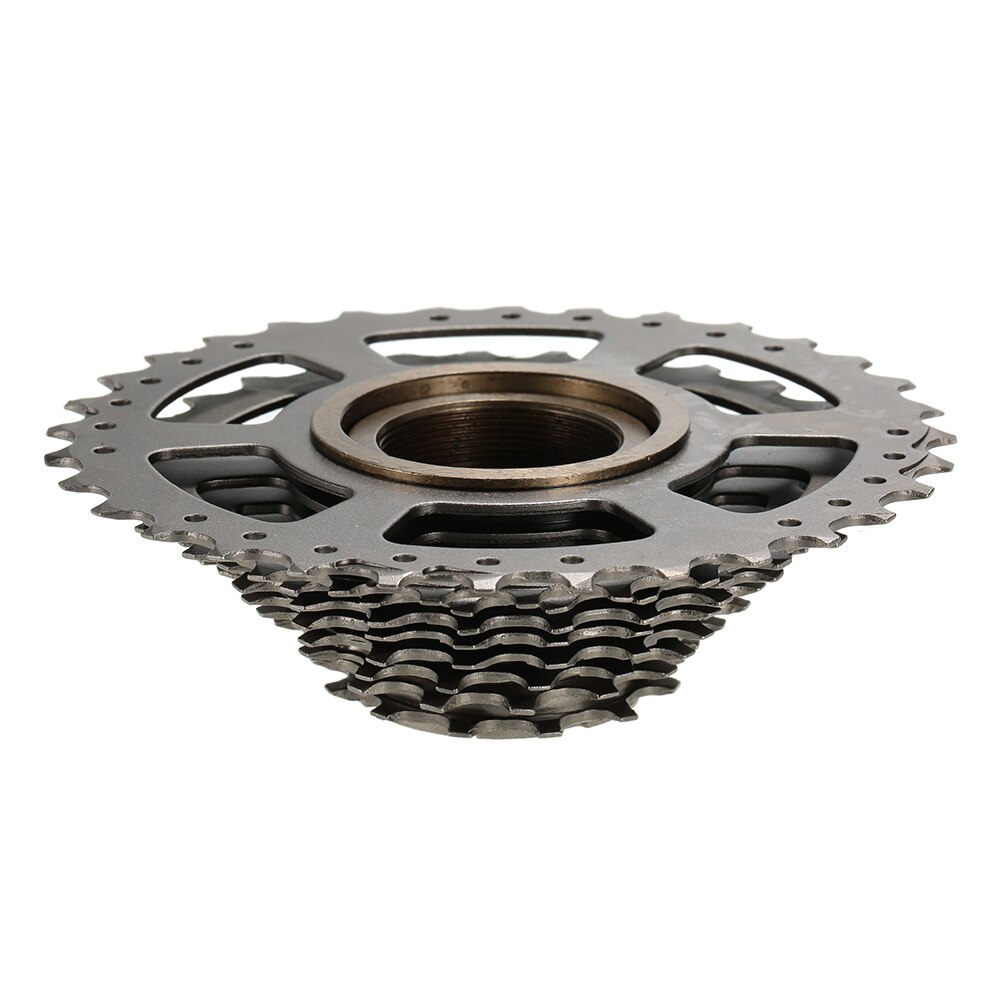 9 Speeds Flywheel MTB Mountain Bicycle Freewheel 9S Cassette Freewheel Crankset Bicycle Parts with Threaded Replacement Parts