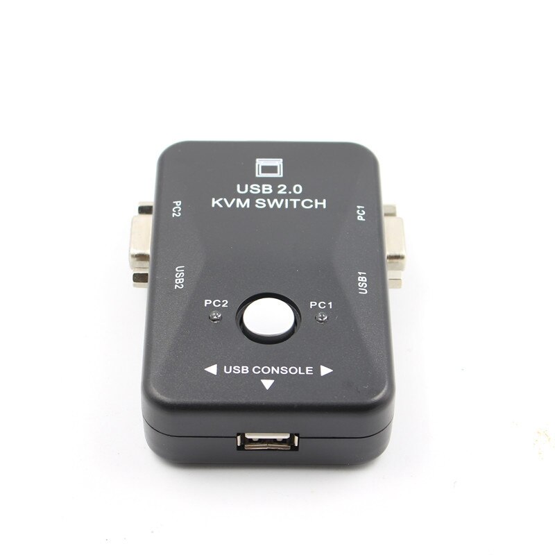 KVM Switch 2 Port VGA Switch USB 2.0 KVM Mouse Switcher Keyboard 1920X1080 Box Sharing Switch Vga Splitter