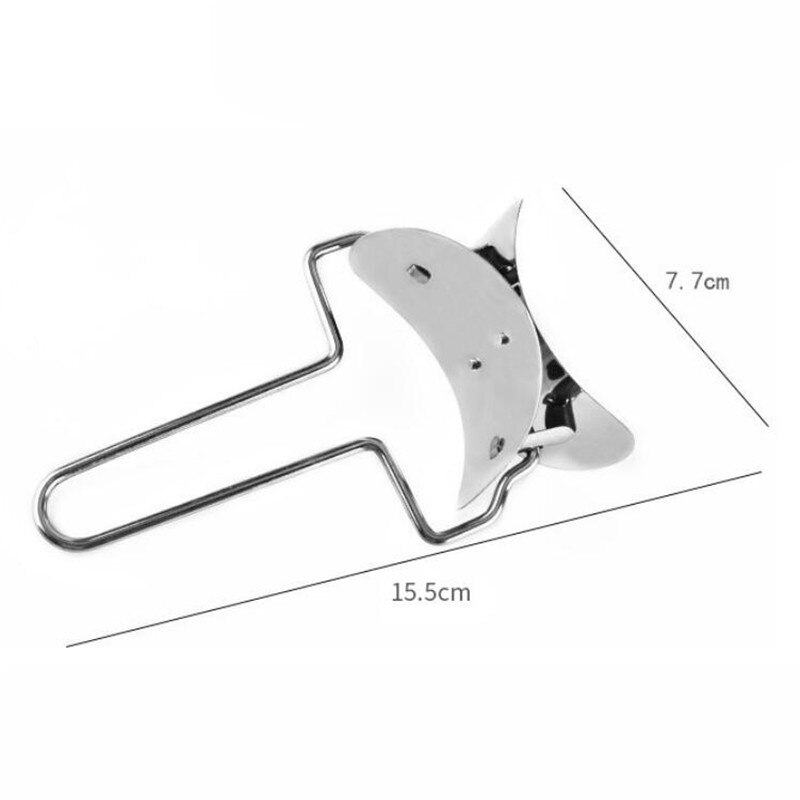 Prensa de masa de acero inoxidable para hacer raviolis, cuchillo de relleno, cuchara de masa, herramienta de molde, 1-5 piezas: 1pc 7.5cm B