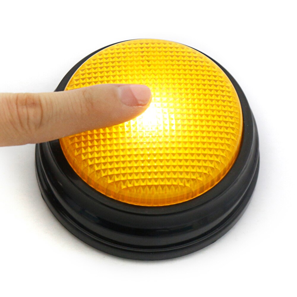 Recordable Talking Button With Led Function Parent-Child Interactive Toy Phonograph Game Answer Buzzers Learning Taking