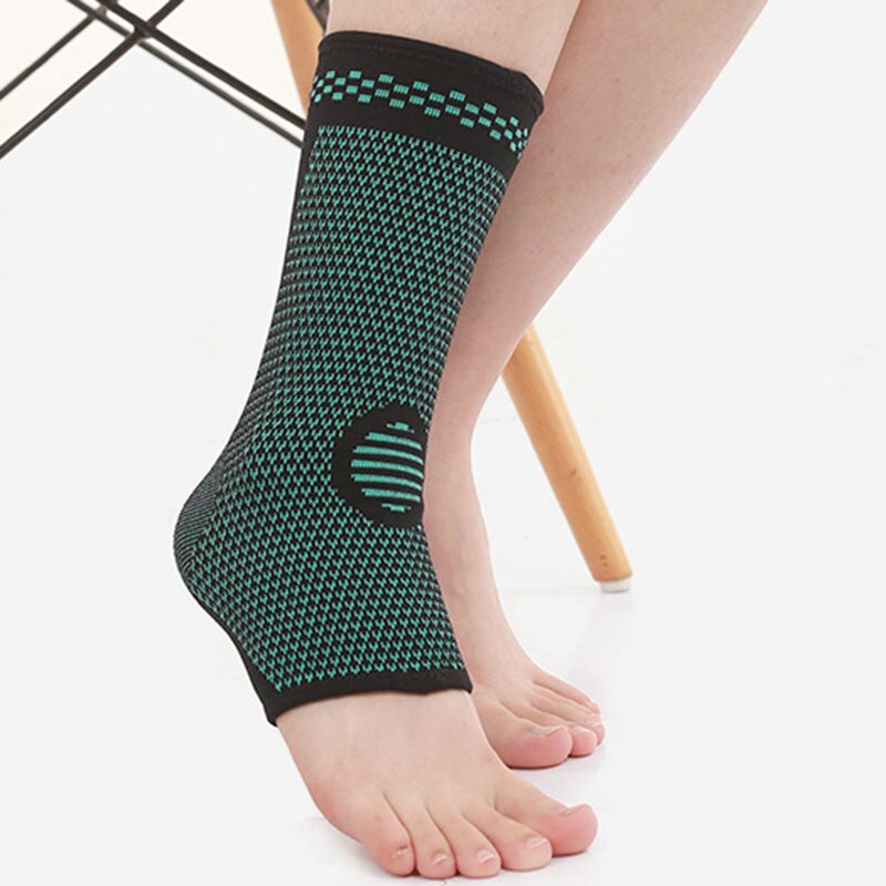 1 Paar Sport Enkel Beschermer Zachte Ademend Voet Warp Brace Ondersteuning Pad Voor Badminton Basketbal SAL99
