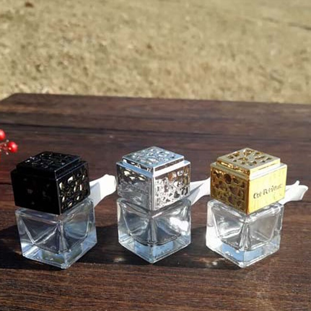 5ml glazen hervulbare lege flessen autofavorieten diffuser geuren oliën geurverstuiver luchtverfrisser accessoires set