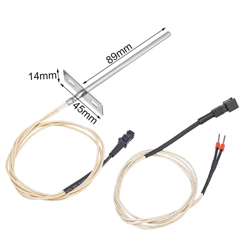 SOS304 thermal PT1000 resistor Temperature Probe Sensor Replacement Fits for Wood Pellet Grill