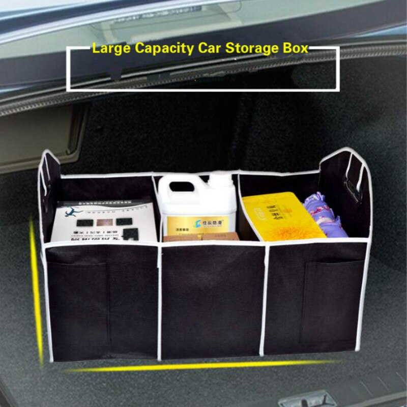 Vouwen Kofferbak Organizer Opbergtas Niet-geweven Opbergen Opruimen Bag Organizer Storage Box Container Auto Decoratie