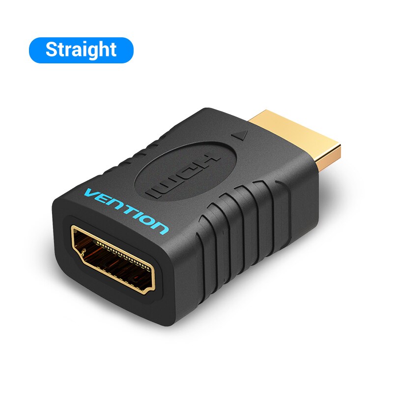 Tions HDMI Adapter 270 90 Grad Rechtwinklig HDMI Stecker auf HDMI Buchse Konverter für PS4 HDTV HDMI Kabel 4K HDMI 2,0 Verlängerung: AIAB0