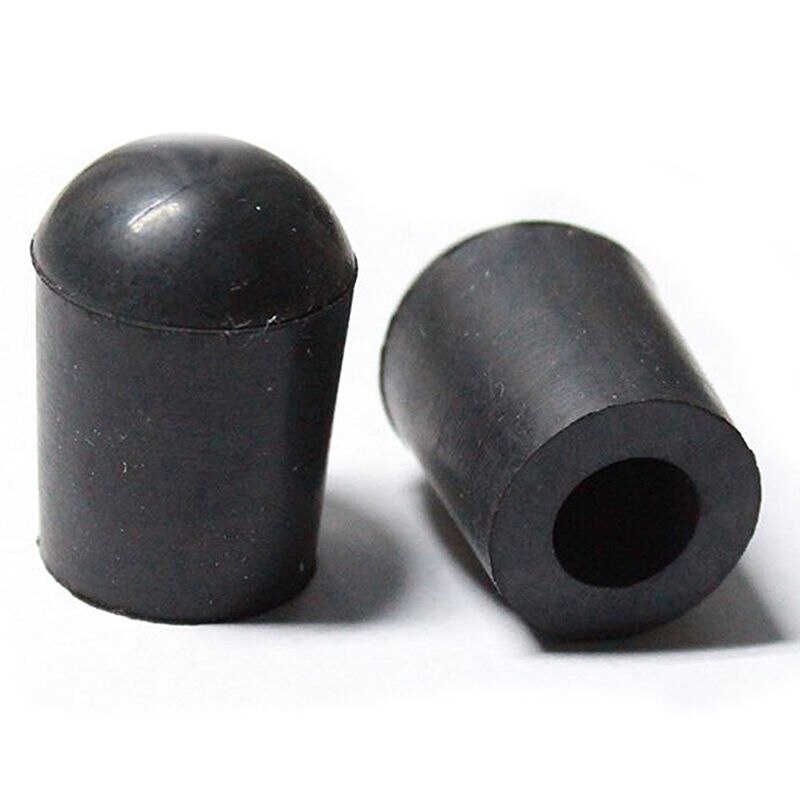 Cello Endpin Cap, Anti-Slip Rubber Tip Protector 4Pcs Black for Musicians, Students, Concerts, Practice