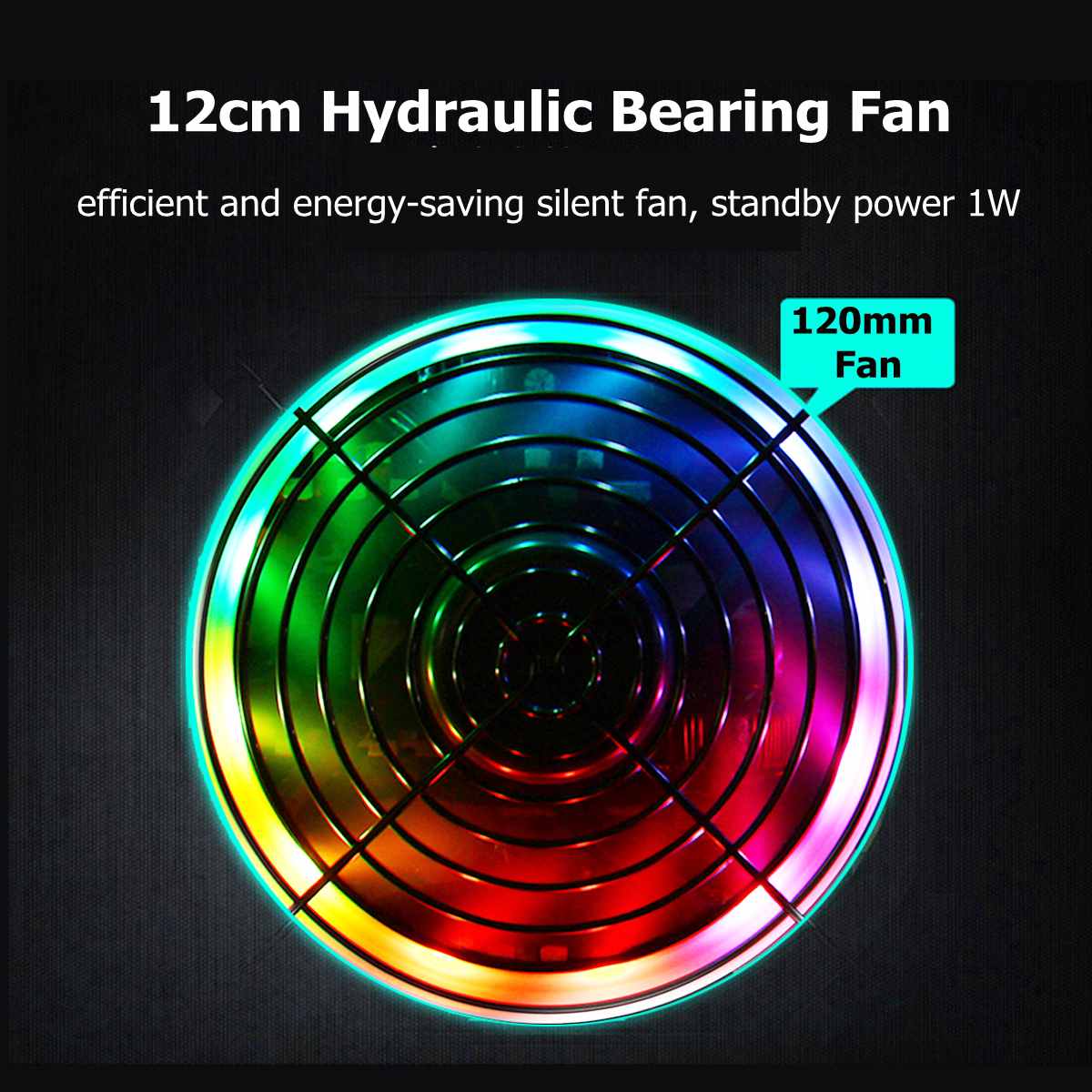 1000W PFC PC Netzteil 140mm Ruhig LED rgb Fan 24 Pin PCI NETZTEIL SATA 6Pin 4Pin ATX 12V Gaming Computer Netzteil