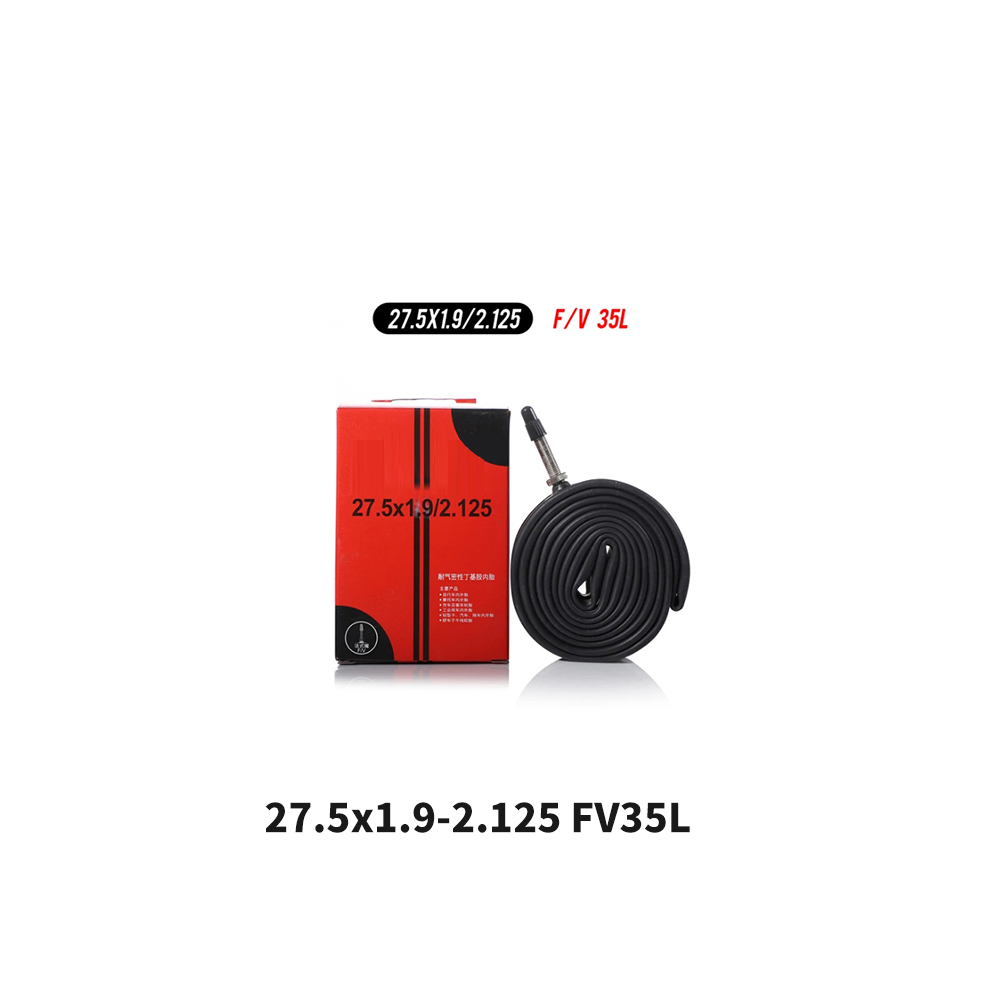 Bicycle Inner Tube MTB bike 1pc Tires 26 27.5 29 inches 1.5/1.75 1.9/2.125 2.3/2.4 A/V F/V Cycling butyl rubber Inner Tube: CORAL RED