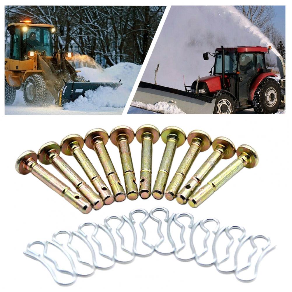Kit de goupilles de cisaillement, haute densité, Anti-flexion, pour souffleuse à neige, en métal, 20 pièces