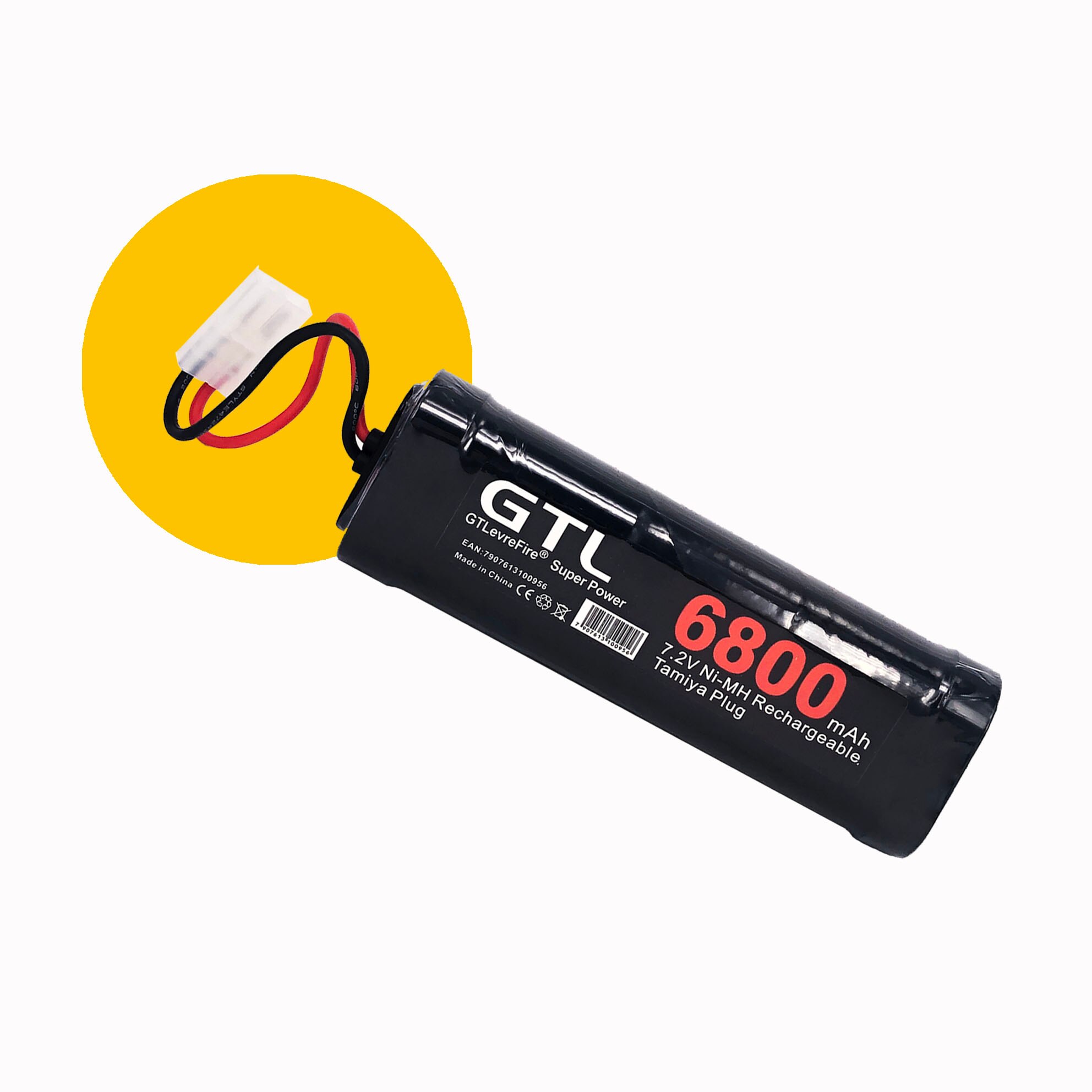 NEWEST Original 7.2V Battery 6800mah NiMH Batteries Pack For RC Car Truck Buggy Boat Tank Ni-Mh Baterias gray supper power