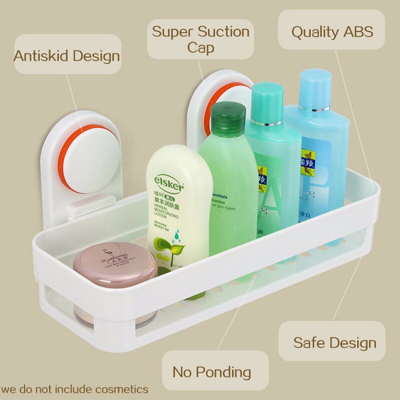 Zhangji-estante de pared para baño de ABS, accesorio de baño de , ventosa, soporte de cesta de esquina, estante de ducha Prateleira