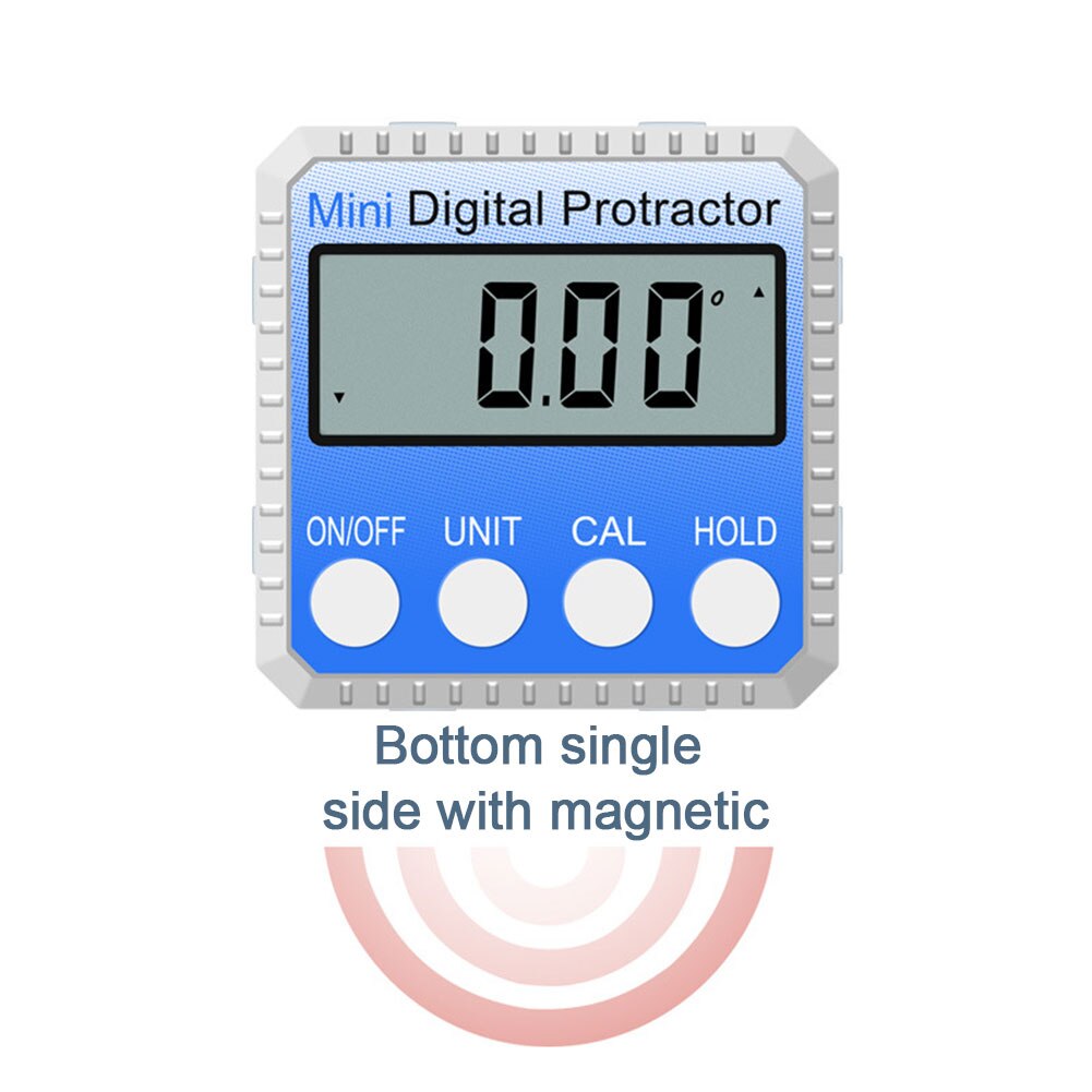 360 Degree Electronic With Magnet Mini Digital Protractor Angle Finder Gauge LCD Screen Ruler Inclinometer Universal Level Box