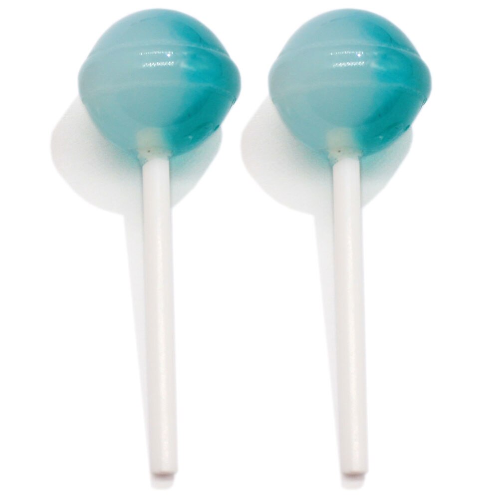 Piruletas redondas de colores en miniatura para hacer joyas, 50/100 Uds.: 50PCS / 4